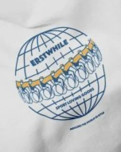 Erstwhile The Globe T-Shirt Off White