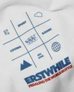 Erstwhile The Grid T-Shirt Off White