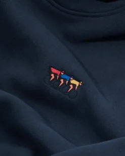 Erstwhile Waaier Hoodie Navy