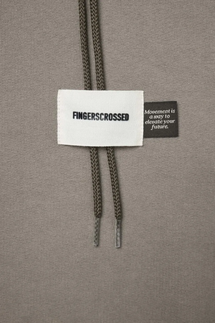 Fingerscrossed Hoodie Movement Olive