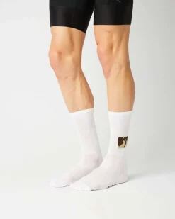Fingerscrossed Sock Classic Movement Collage White