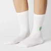 Fingerscrossed Sock Classic Souvenir Kleeblatt White