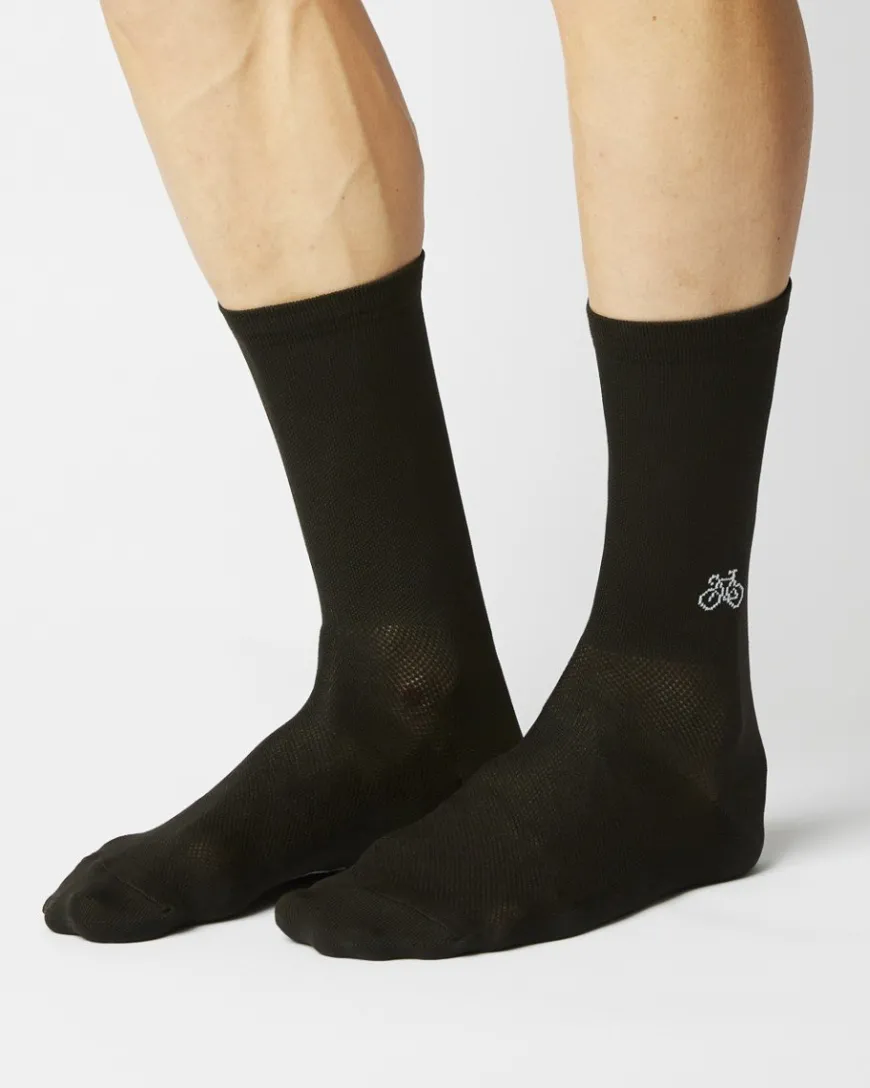 Fingerscrossed Sock Classic Souvenir Bicycle Black