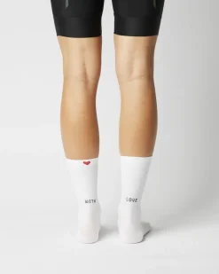 Fingerscrossed Sock Classic Souvenir With Love White