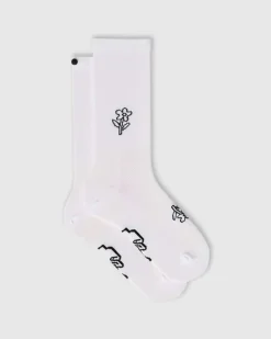 Fingerscrossed Sock Iconic Flower White