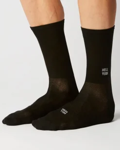 Fingerscrossed Sock Iconic Hell Yeah Black