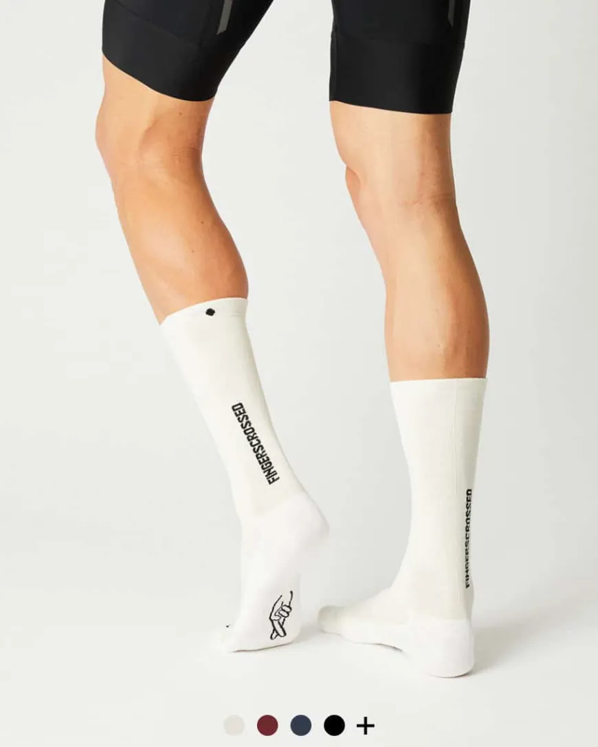 Fingerscrossed Sock Light Merino Creme/White