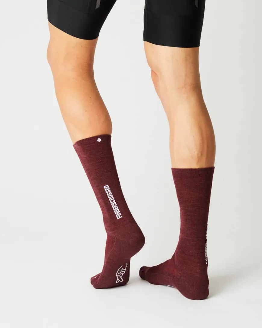 Fingerscrossed Sock Light Merino Bordeaux