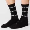 Fingerscrossed Sock Merino Heart Black