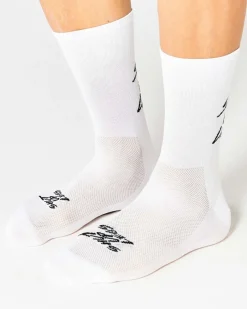 Fingerscrossed Sock Shut Up Legs White