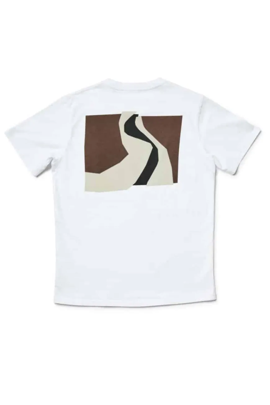Fingerscrossed Tee Movement Collage White