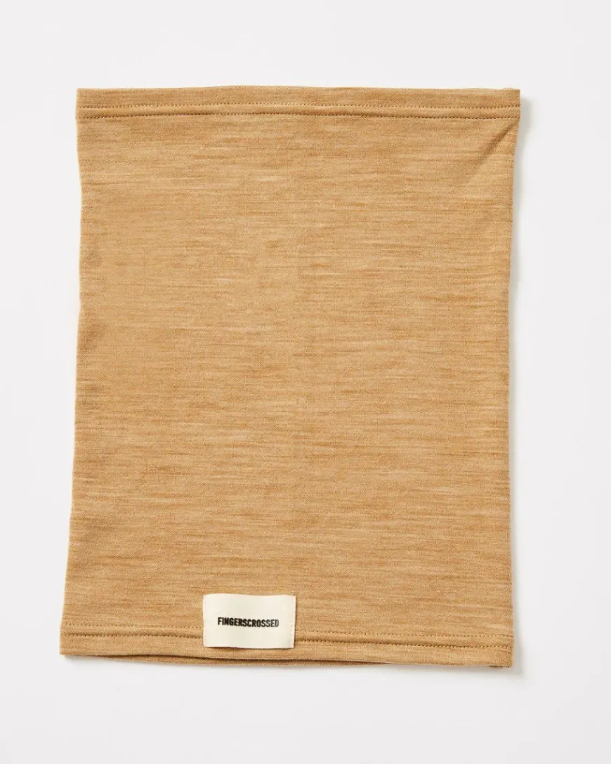 Fingerscrossed Tube Scarf Camel