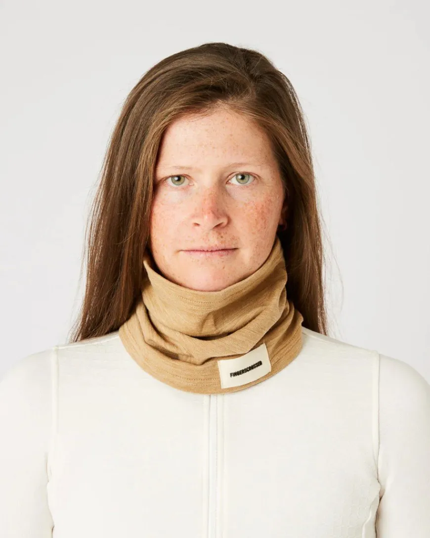 Fingerscrossed Tube Scarf Camel