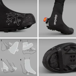 Gripgrab Arctic X Waterproof Deep Winter MTB/CX Shoe Cover Black