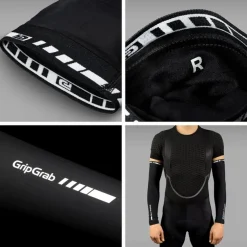 Gripgrab Arm Warmers Light Black
