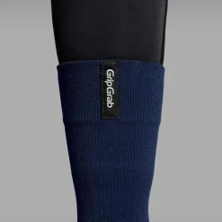 Gripgrab Flandrien Waterproof Knitted Road Shoe Cover Navy Navy Blue