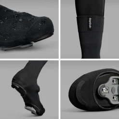 Gripgrab Flandrien Waterproof Knitted Road Shoe Cover Navy Navy Blue