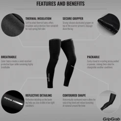 Gripgrab Leg Warmer Classic Black