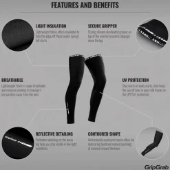Gripgrab Leg Warmers Light Black
