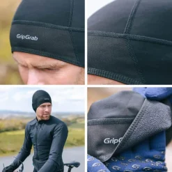 Gripgrab Skull Cap Windster Black