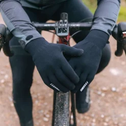 Gripgrab Waterproof Knitted Thermal Glove Black