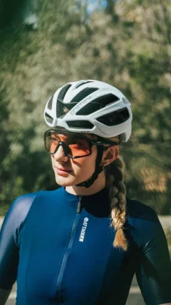 Kask Helm Protone Icon White Matt Olive Green Matt