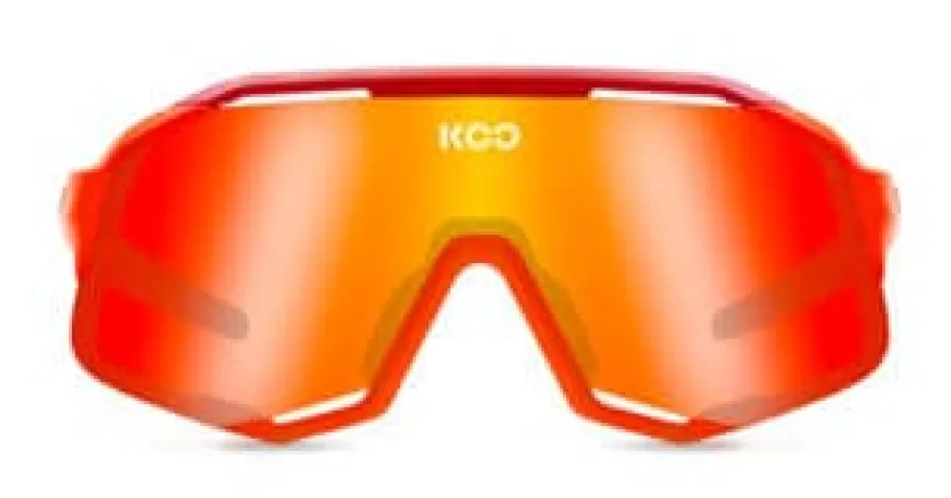 Koo Bril Demos Orange Fluo Red Mirror Orange Fluo/Red L.Red Mirror