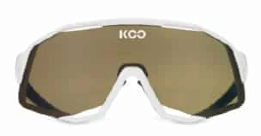 Koo Bril Demos White Brown Mirror White L.Brown