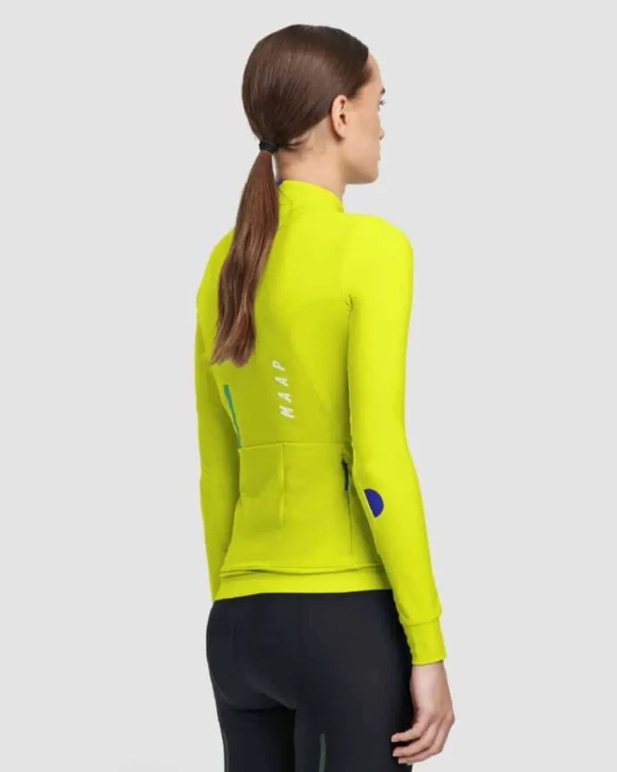 Maap Women's Force Pro Jersey LS Dark Sulphur