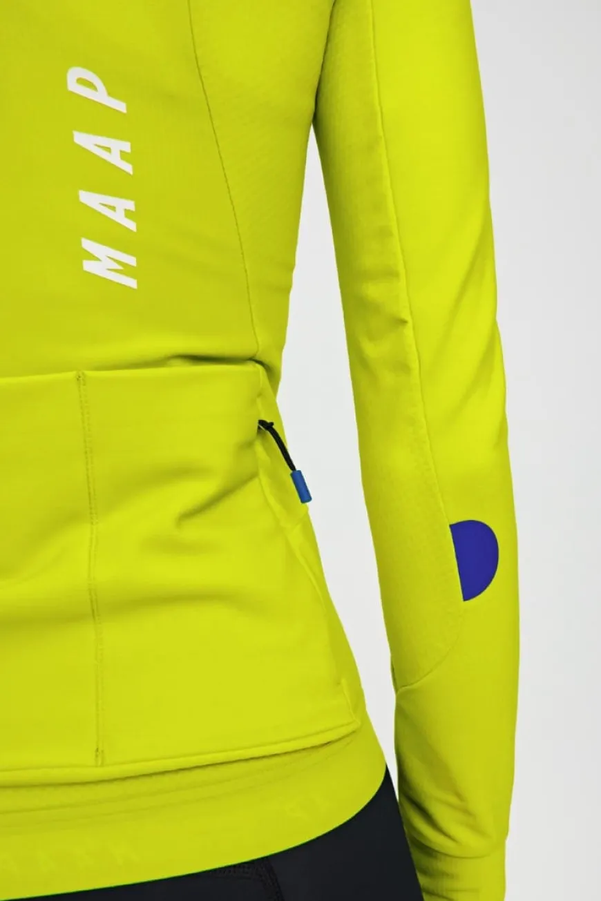 Maap Women's Force Pro Jersey LS Dark Sulphur
