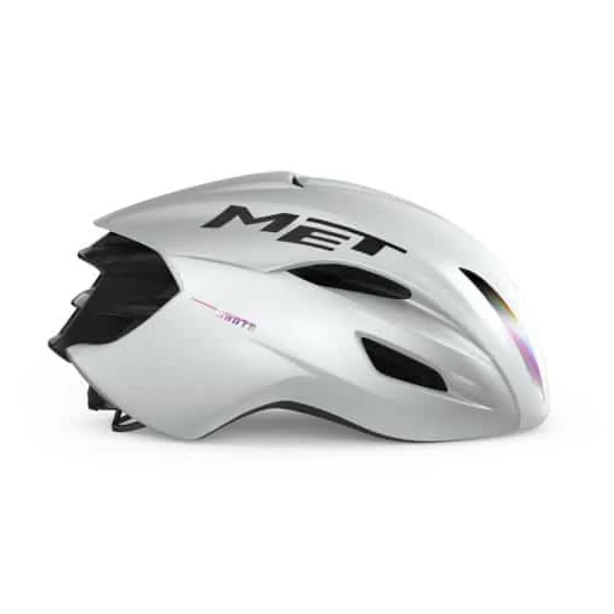 Met Helm Manta Mips White White Holographic