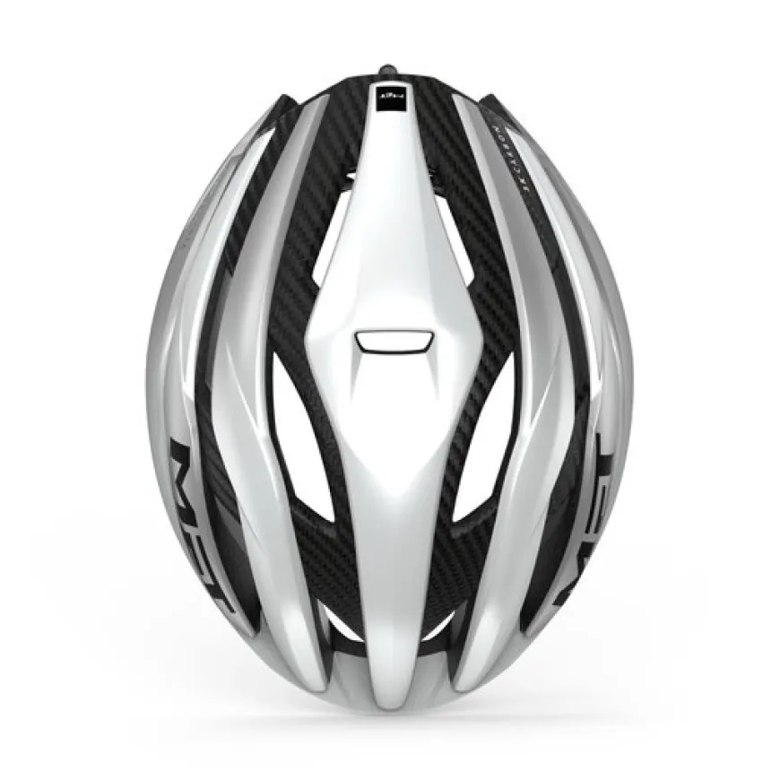 Met Helm Trenta 3K Carbon MIPS Zilver White Silver Metallic