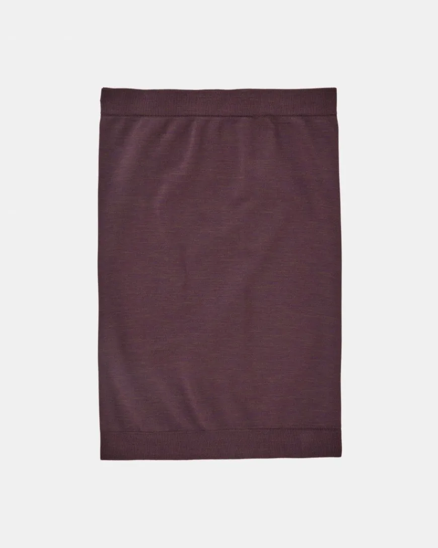 Pas Normal Studios Escapism Knit Neck Tube Dark Red
