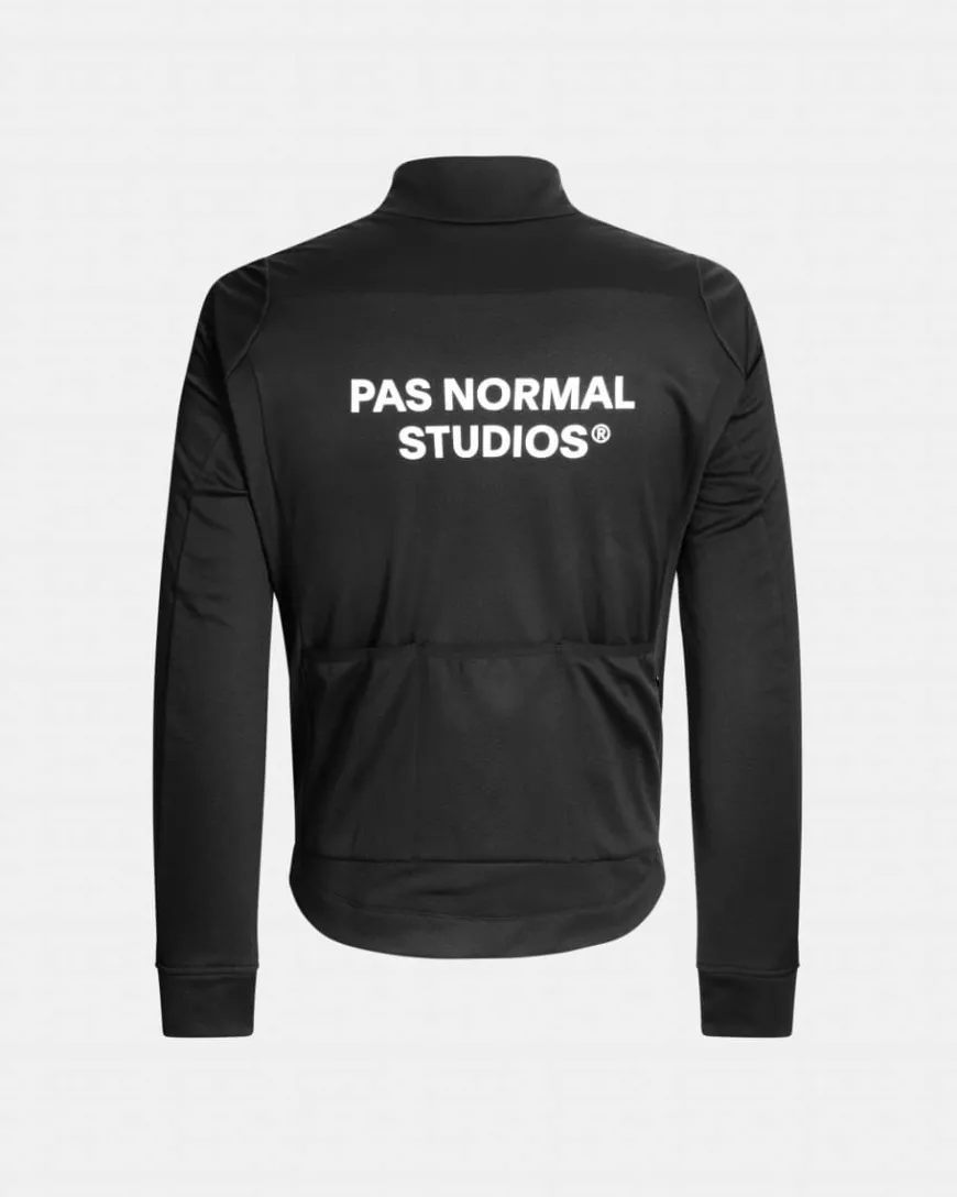 Pas Normal Studios Essential Thermal Long Sleeve Jersey Black