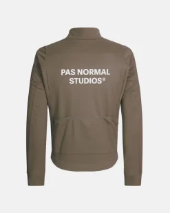 Pas Normal Studios Essential Thermal Long Sleeve Jersey Ash Brown