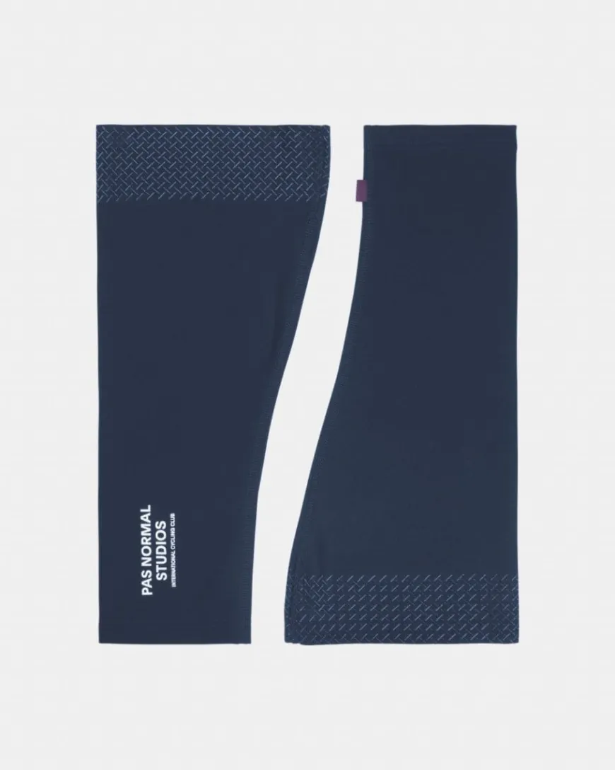 Pas Normal Studios Logo Knee Warmers Navy