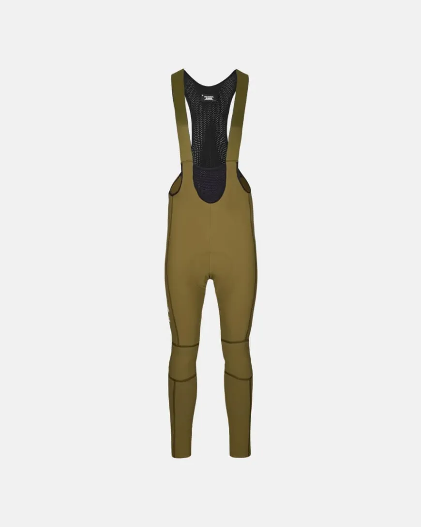Pas Normal Studios Mechanism Deep Winter Long Bib Brown Olive