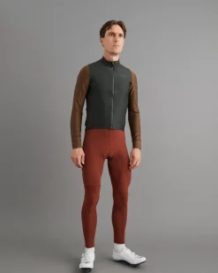 Pas Normal Studios Mechanism Thermal Long Sleeve Jersey Dark Olive / Army Brown