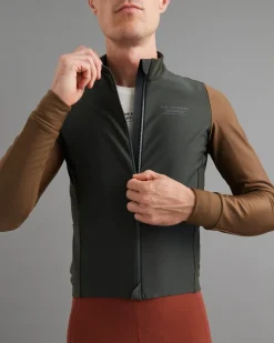 Pas Normal Studios Mechanism Thermal Long Sleeve Jersey Dark Olive / Army Brown