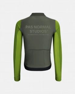 Pas Normal Studios Mechanism Thermal Long Sleeve Jersey Ivy Green