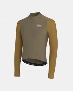 Pas Normal Studios Mechanism Long Sleeve Jersey Brown Olive