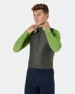 Pas Normal Studios Mechanism Thermal Long Sleeve Jersey Ivy Green