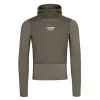 Pas Normal Studios Thermal Hooded Windproof Base Layer Dark Stone