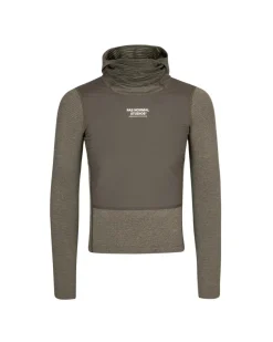 Pas Normal Studios Thermal Hooded Windproof Base Layer Dark Stone