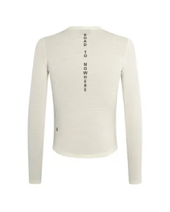 Pas Normal Studios Thermal Long Sleeve Base Layer Windproof Off White