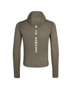 Pas Normal Studios Thermal Hooded Windproof Base Layer Dark Stone