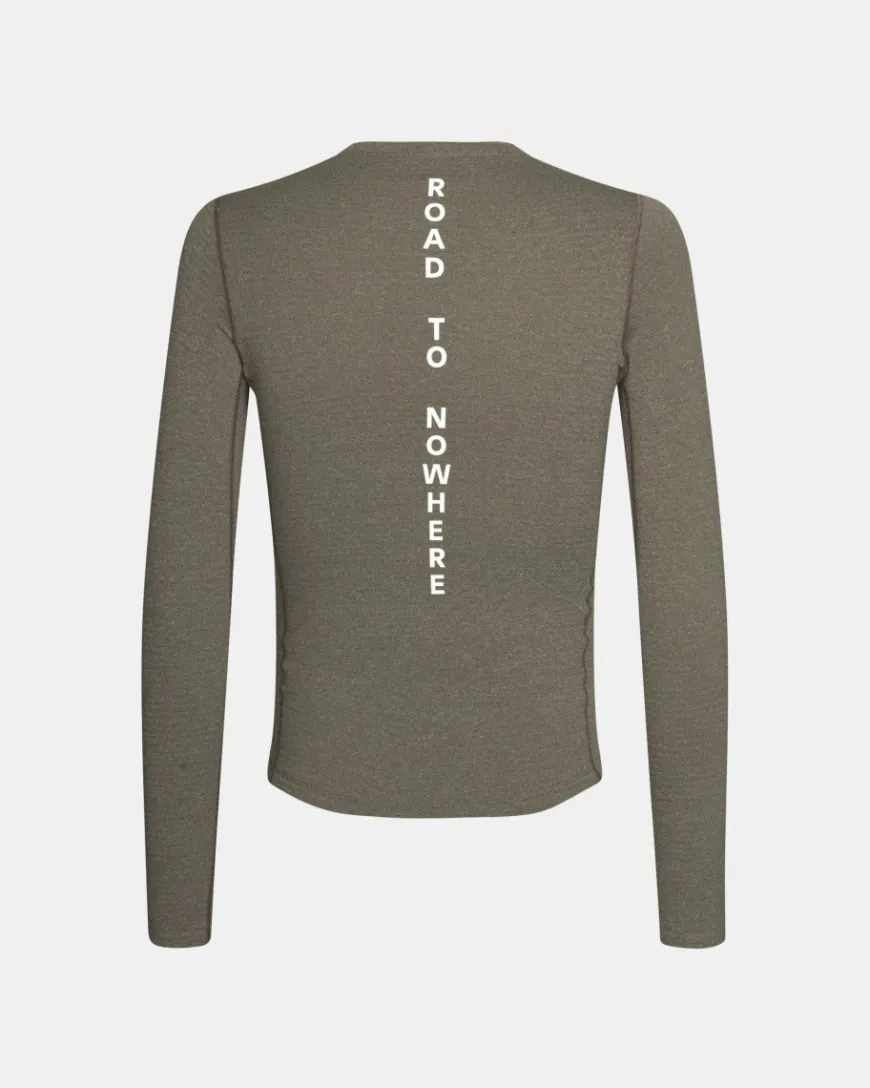 Pas Normal Studios Thermal Long Sleeve Base Layer Dark Stone