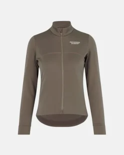 Pas Normal Studios Women's Essential Thermal Long Sleeve Jersey Ash Brown