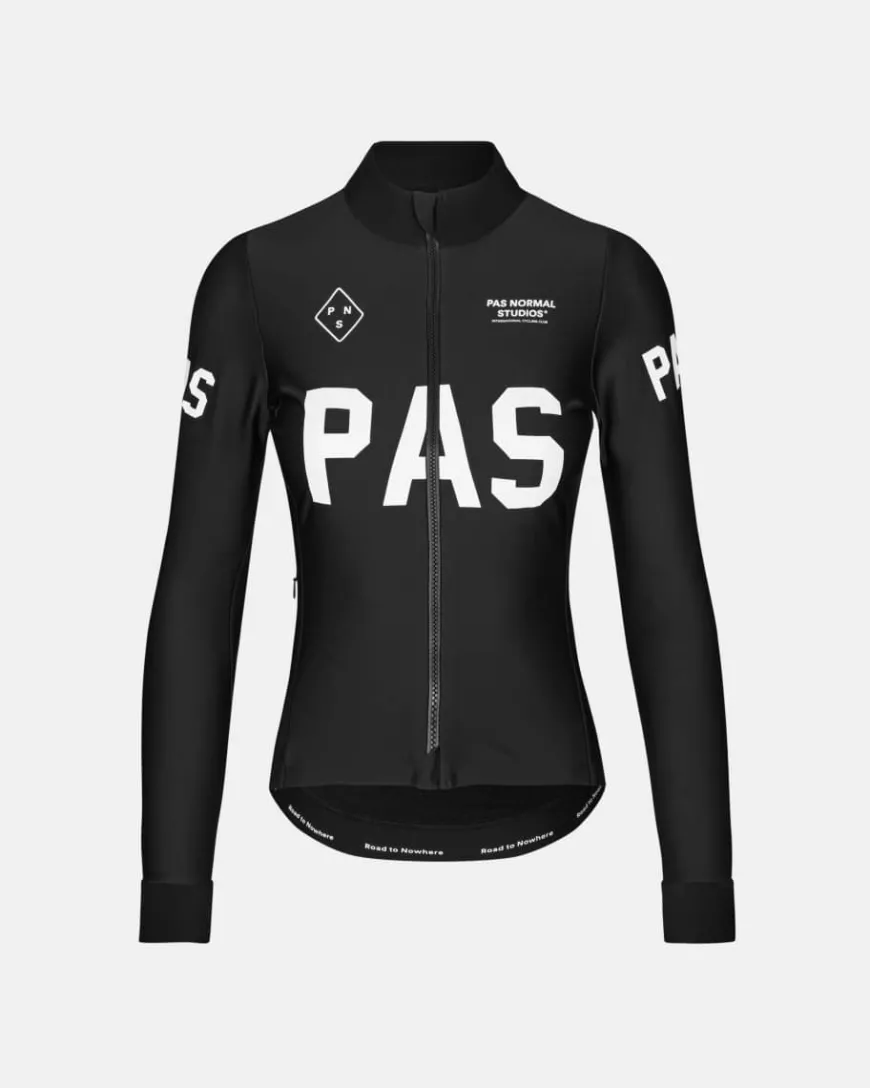 Pas Normal Studios Women's PAS Thermal Long Sleeve Jersey Black