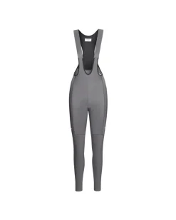 Pas Normal Studios Women's Essential Thermal Long Bib Stone Grey